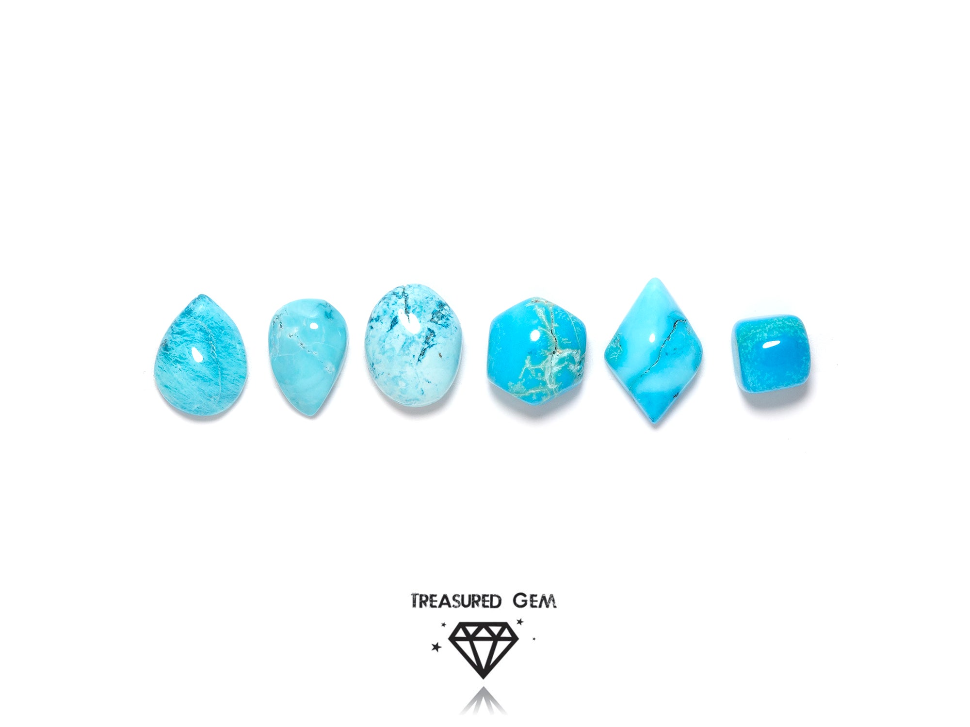 Loose sale turquoise gemstones