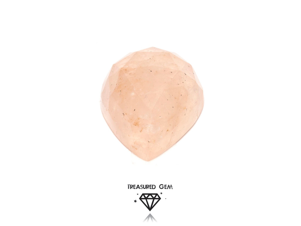 Loose Morganite Rose Cut Cabochon Pale Pink Colour Freeform Shapes