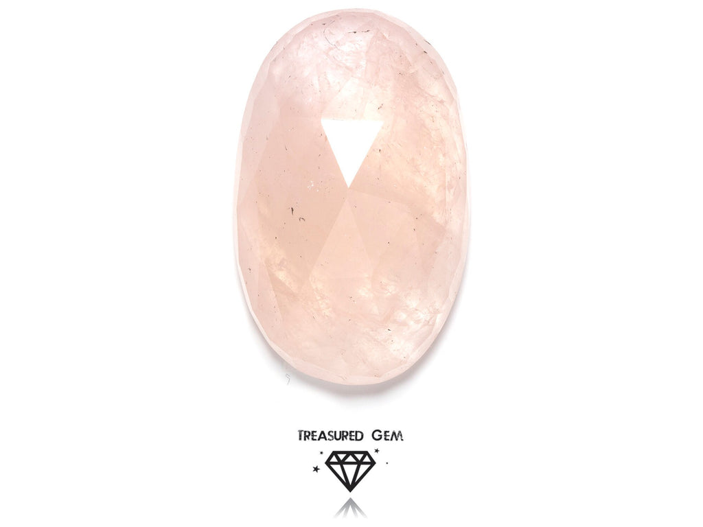 Loose Morganite Rose Cut Cabochon Light Pink Colour Freeform Shapes